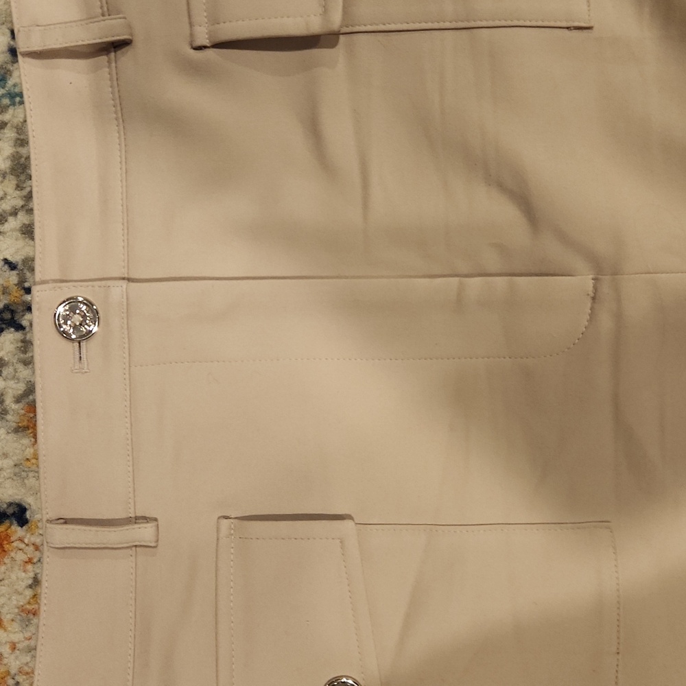 Tommy Hilfiger Khacki Skirt with Button Detail - Picture 4 of 8